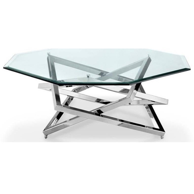 Magnussen Home Lenox Square T3790 Contemporary Octagonal Cocktail
